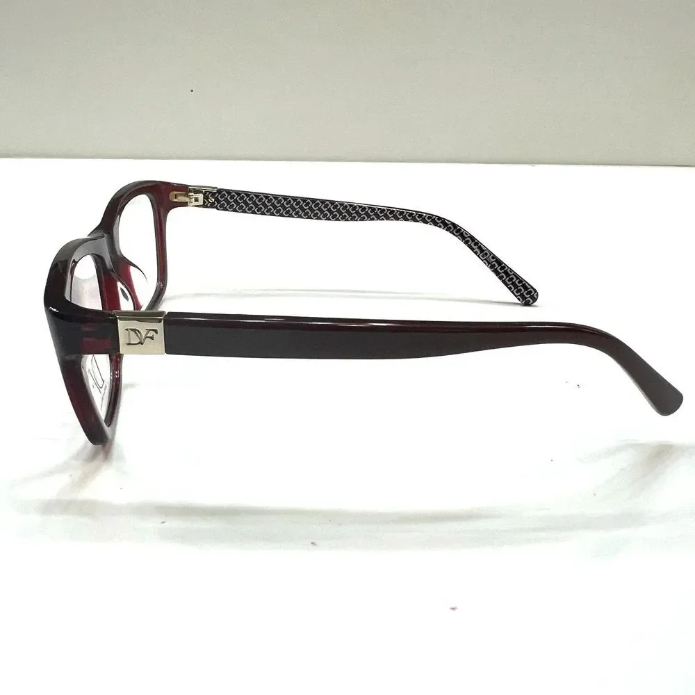 NEW Diane von Furstenberg DVF 5063 619 Glossy Burgundy Eyeglass Frames 50-18-130